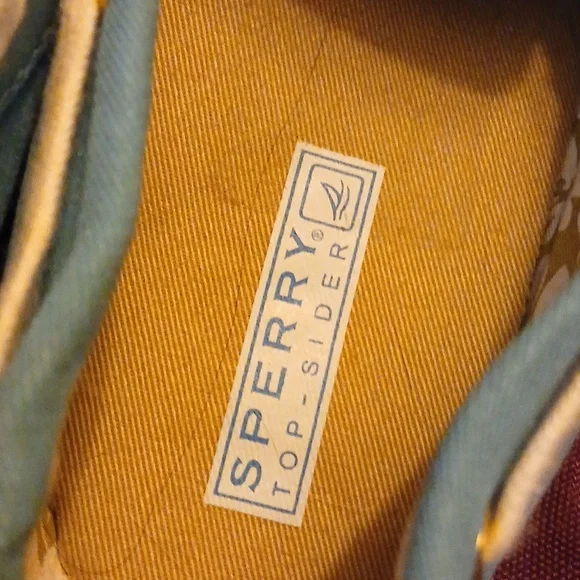 Sperry Womans Teal and White Boat Shoes 8.5 - Picture 5 of 7